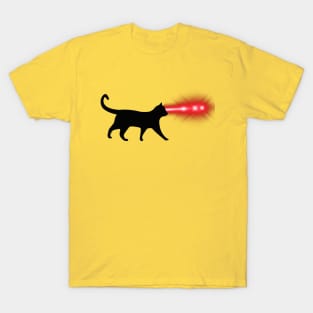 Black Cat Laser T-Shirt